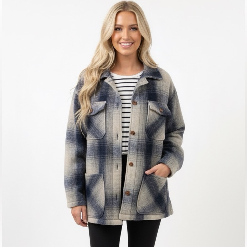 Urban Equipment Country wool flannel shacket size small